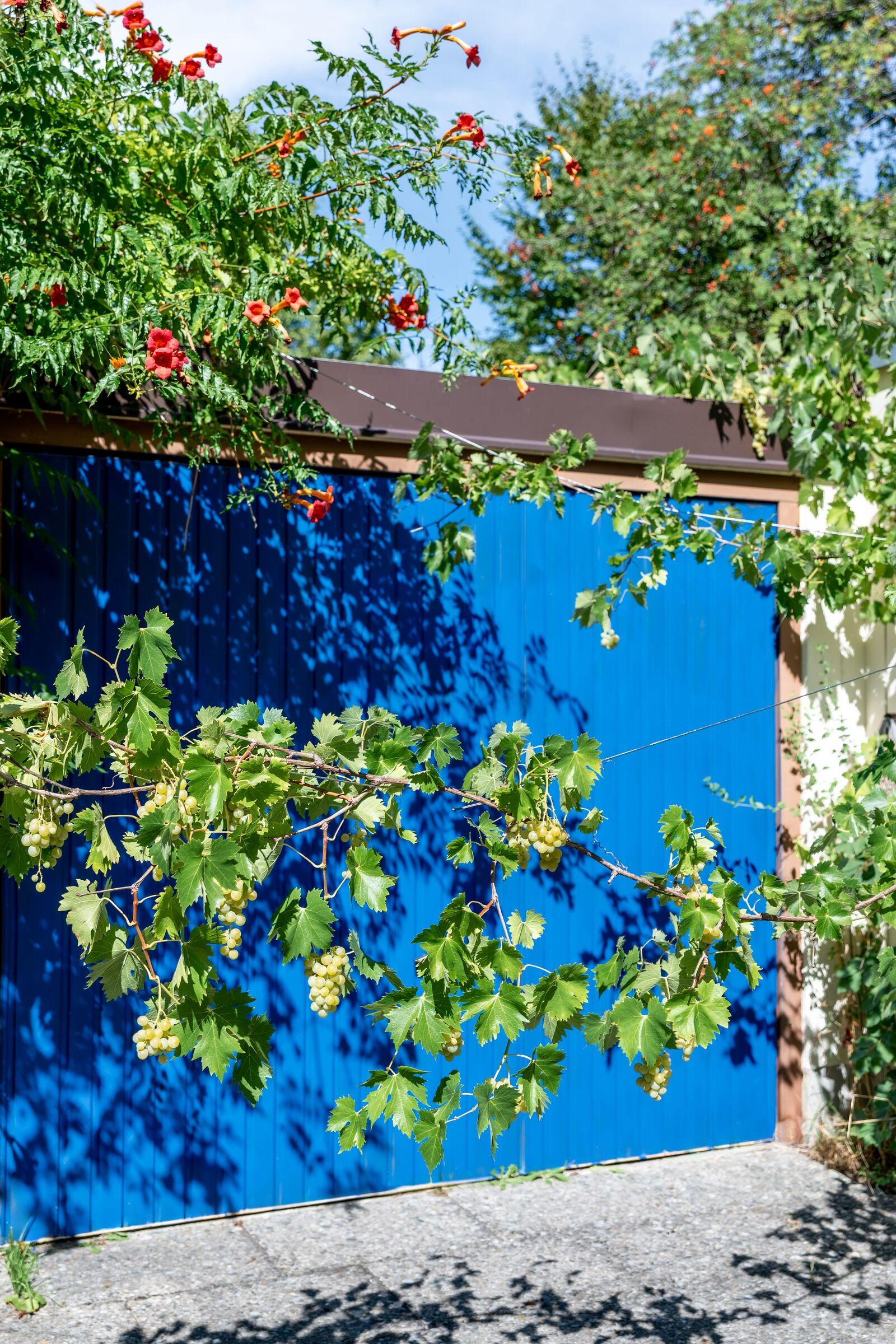 Garage on private property