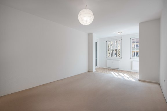 Schlafzimmer mit Homeoffice