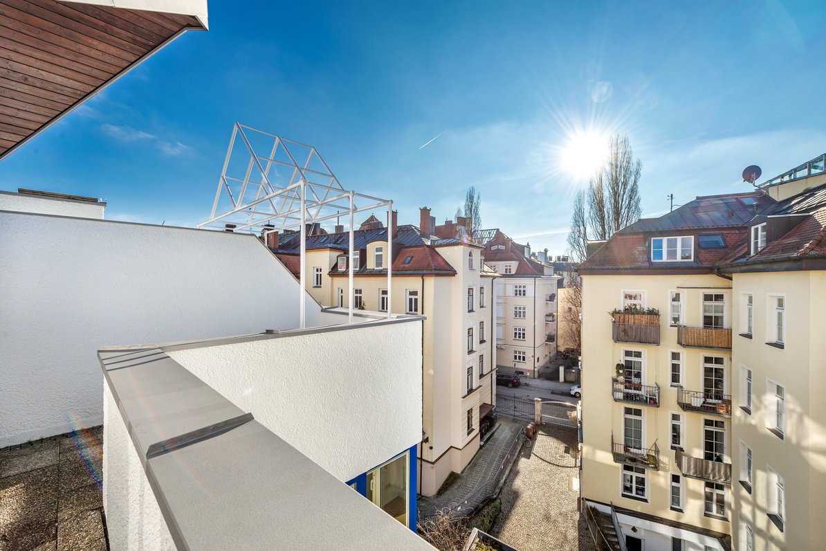 Roof terrace with dream view