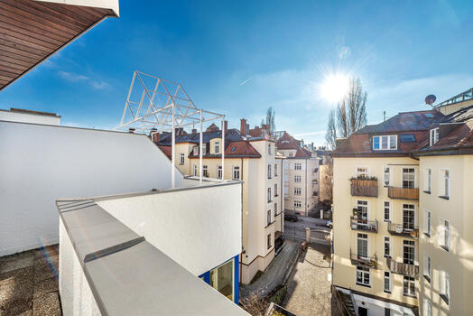 Roof terrace with dream view