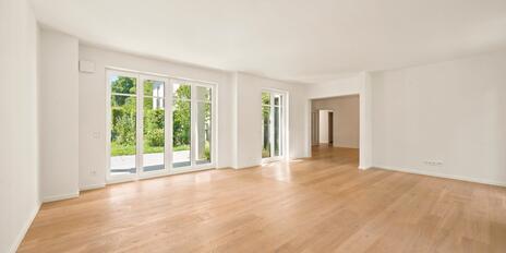 Am Isarhochufer: ruhige sonnige Gartenwohnung in Harlachinger Bestlage