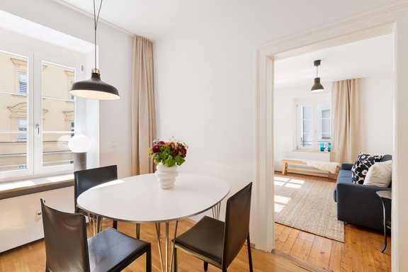 Charming living in an old building