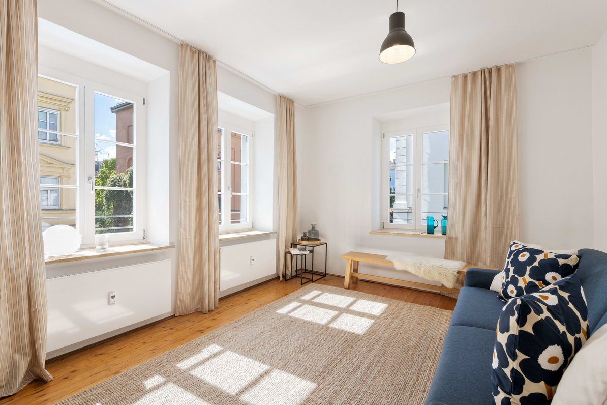 Idealer 1,5-Zimmer-Grundriss