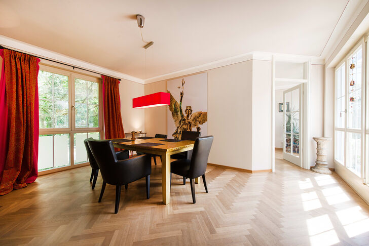 Essbereich mit Terrassenzugang