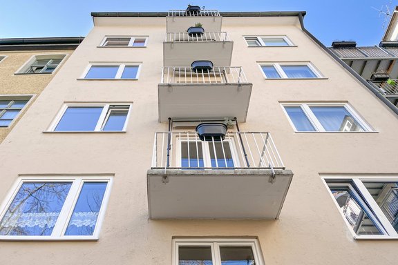 Rückansicht des Hauses