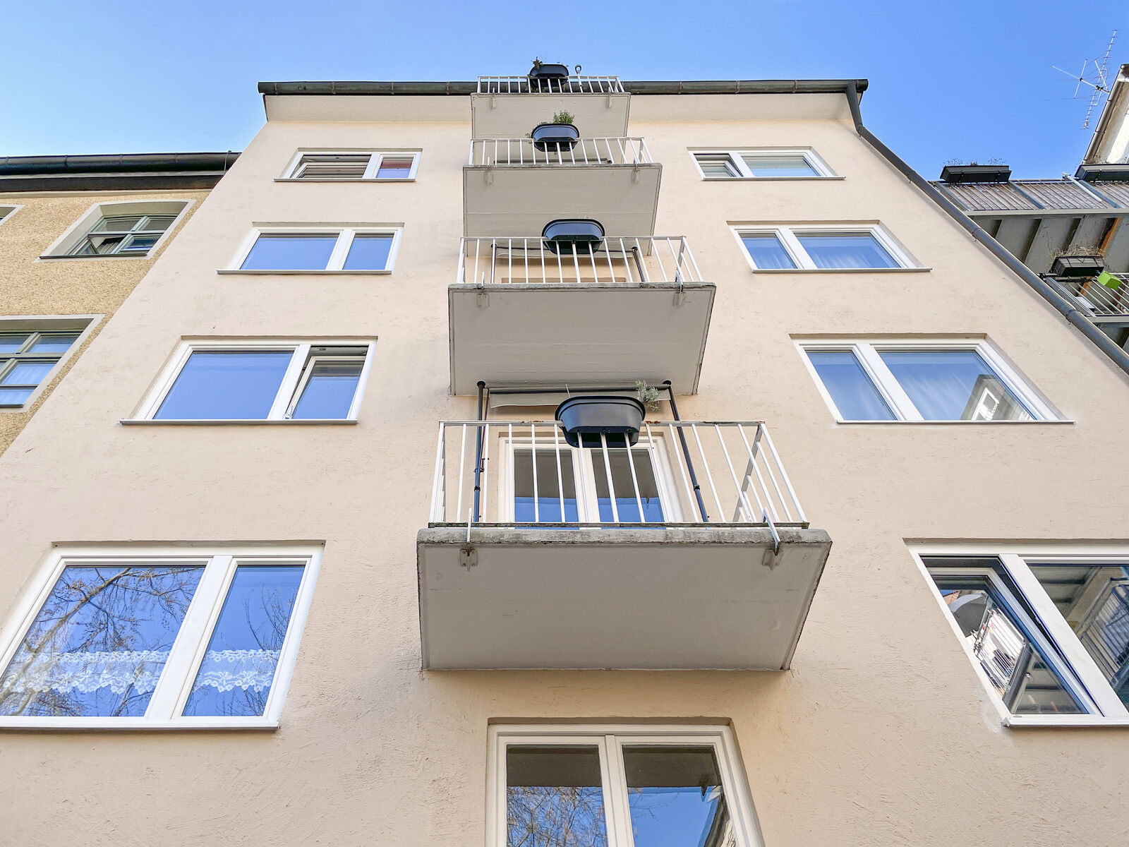 Rückansicht des Hauses