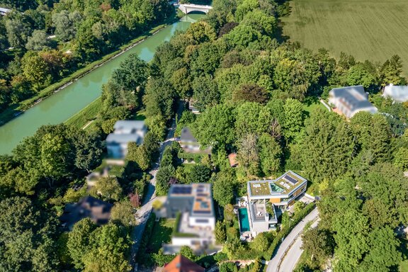 A beautiful location near the Isar River