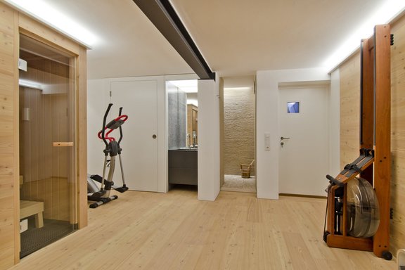 Wellnessbereich mit Sauna
