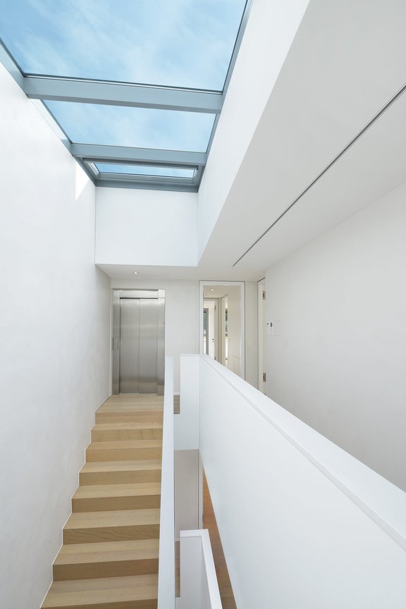 Puristisches Treppenhaus