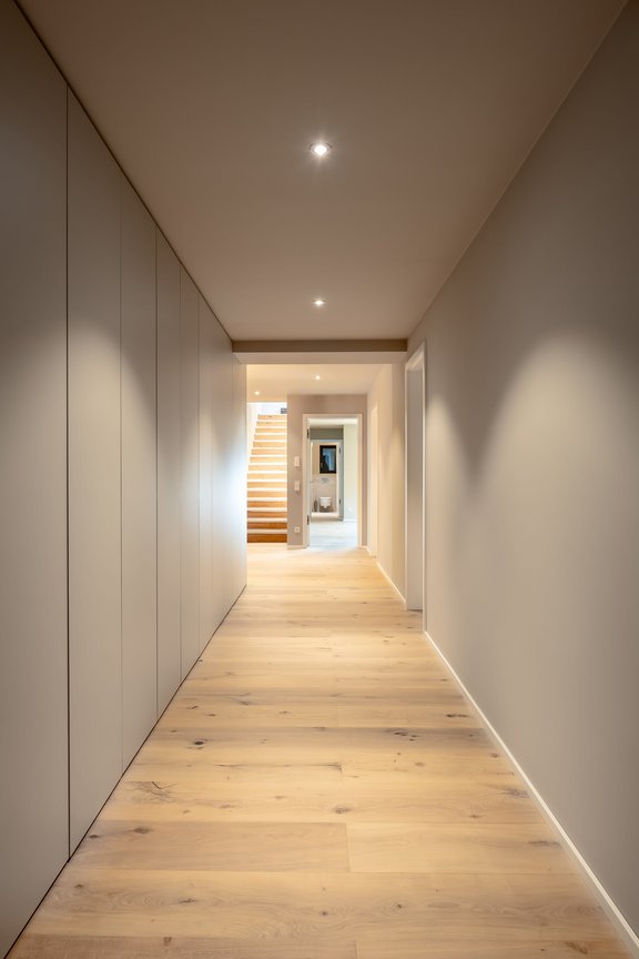 Maßeinbauten im Untergeschoss