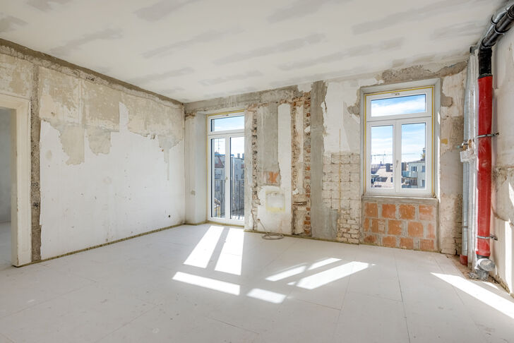Für den Ausbau vorbereiteter Ist-Zustand