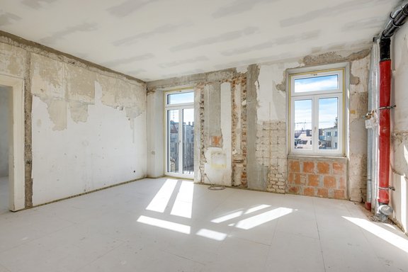 Für den Ausbau vorbereiteter Ist-Zustand