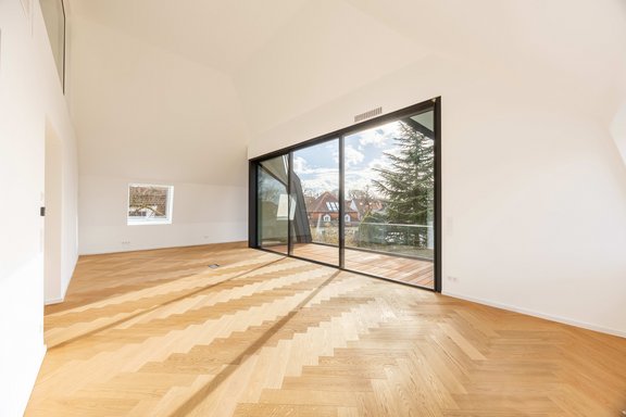 Zugang zur Dachterrasse