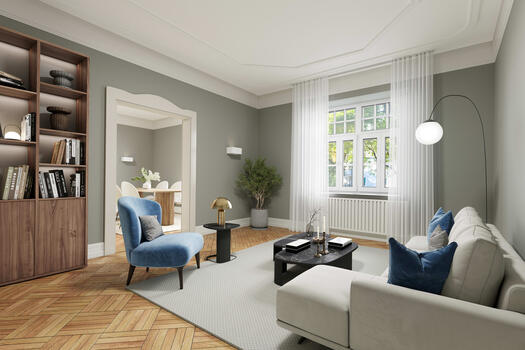Stylish living ambience (Visu)
