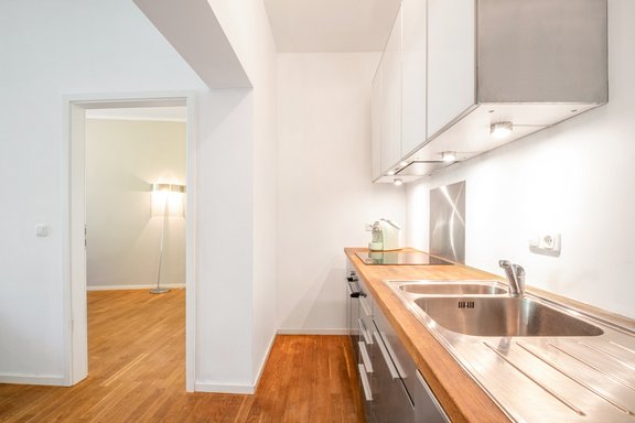 Komplett ausgestattete Küche