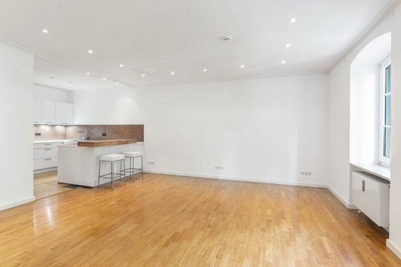 Wohnen mit offener Küche