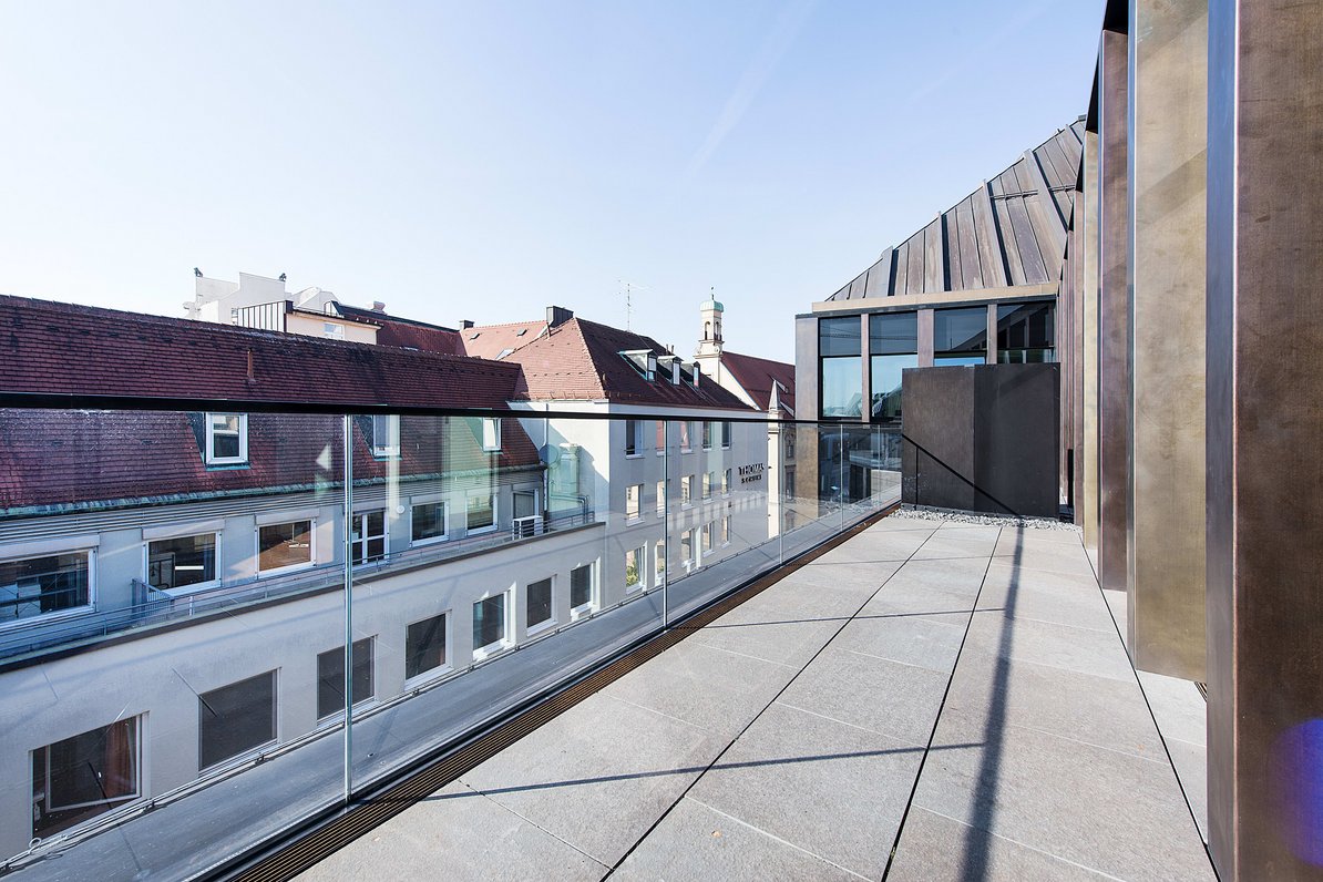 Sunny west terrace