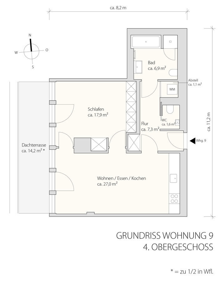 Grundriss 4OG