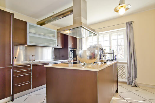 Open plan kitchen