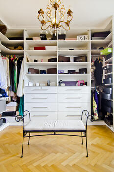 Separate dressing room