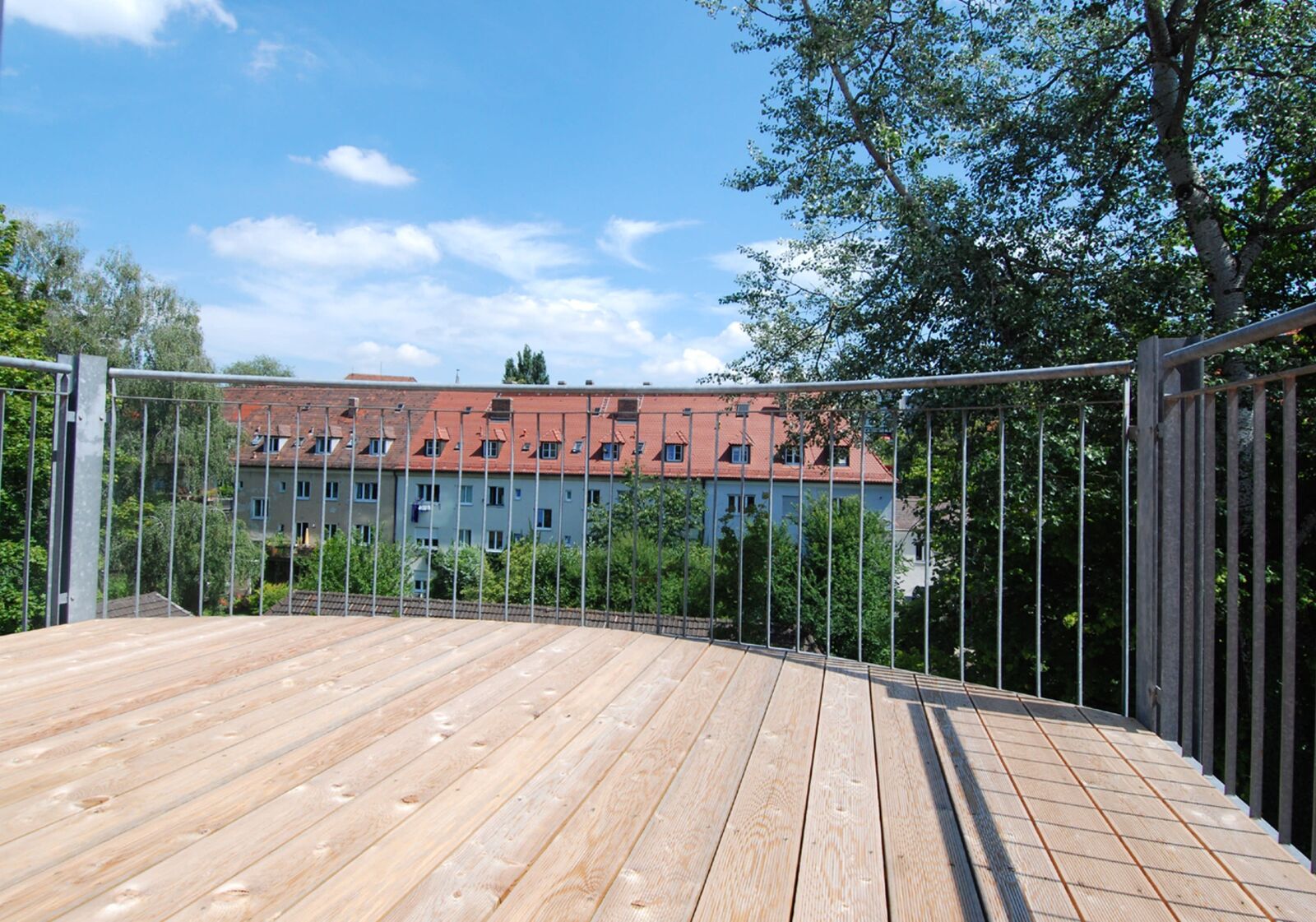 Ausblick vom Balkon