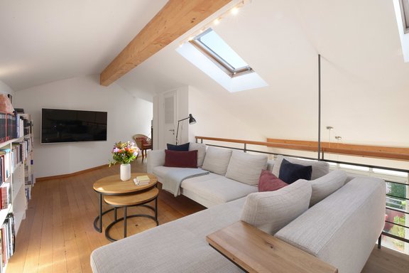 Galerie als Lounge-Bereich