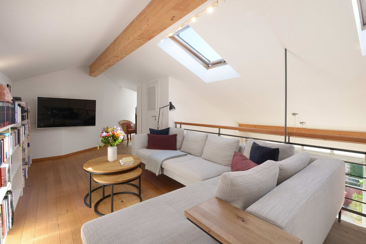 Galerie als Lounge-Bereich