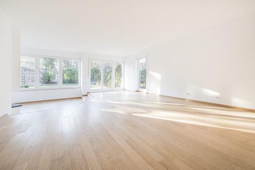 Large windows in the living area