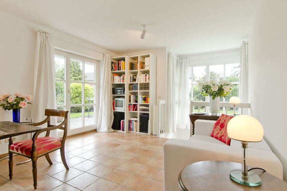 Living room with terrace access