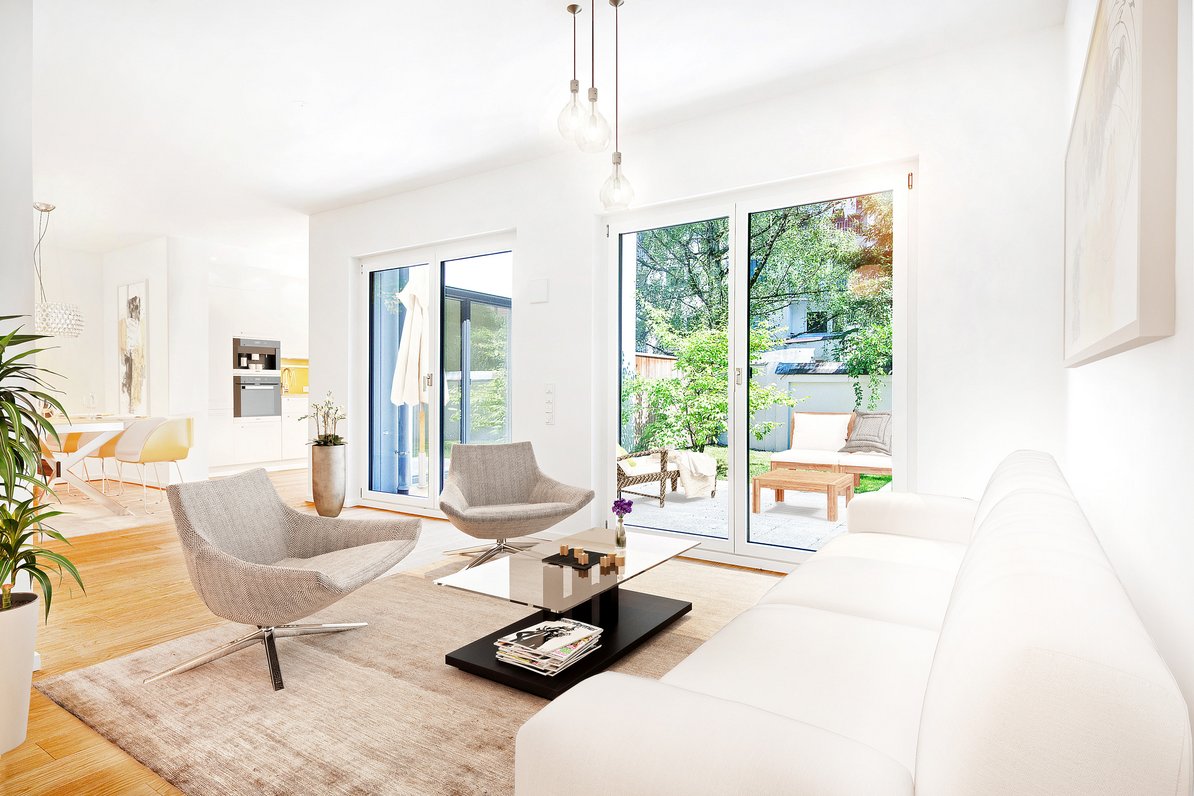 Living and dining area (illustration)