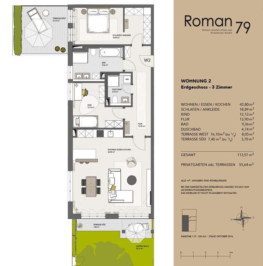 Grundriss Wohnung 2