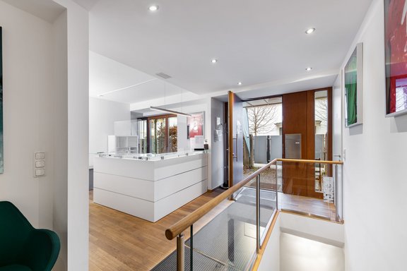 Rezeption im Empfangsbereich