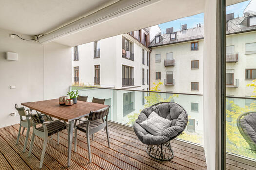 West loggia with high living value
