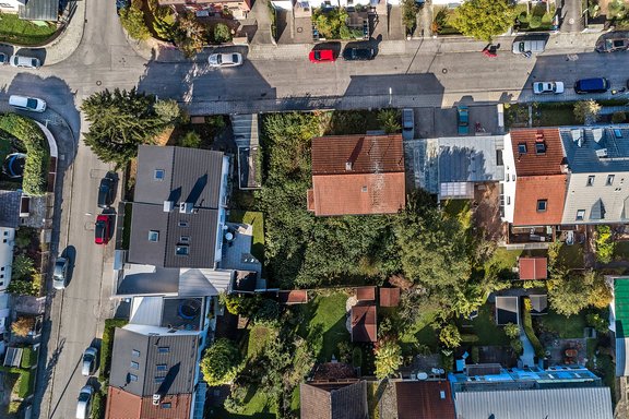 Drohnenaufnahme Nachbarumgebung