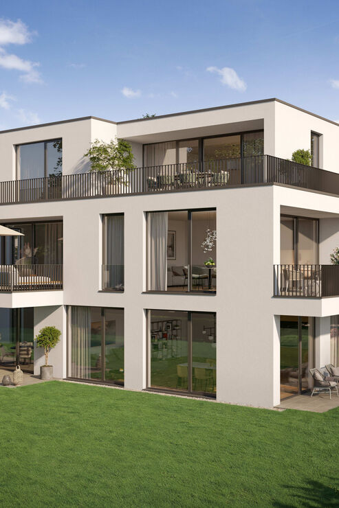 Visualisierter Ansicht Neubau