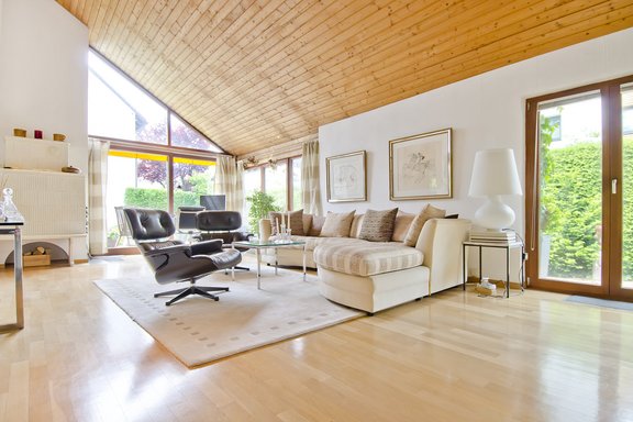 Light flooded living area