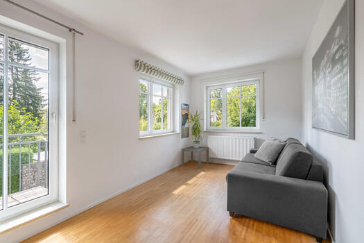 Three rooms upstairs