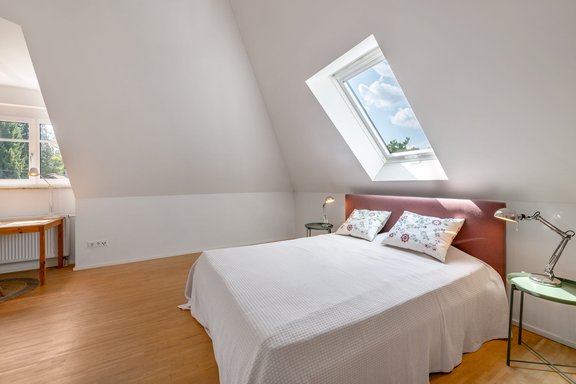 Masterbereich im Dachgeschoss