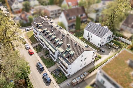 An attractive complex of 28 units ranging from approximately 27 to 89 m² near Waldfriedhof