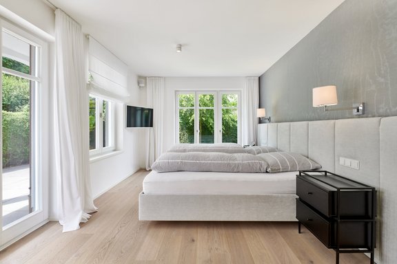 Geräumiger Schlaftrakt