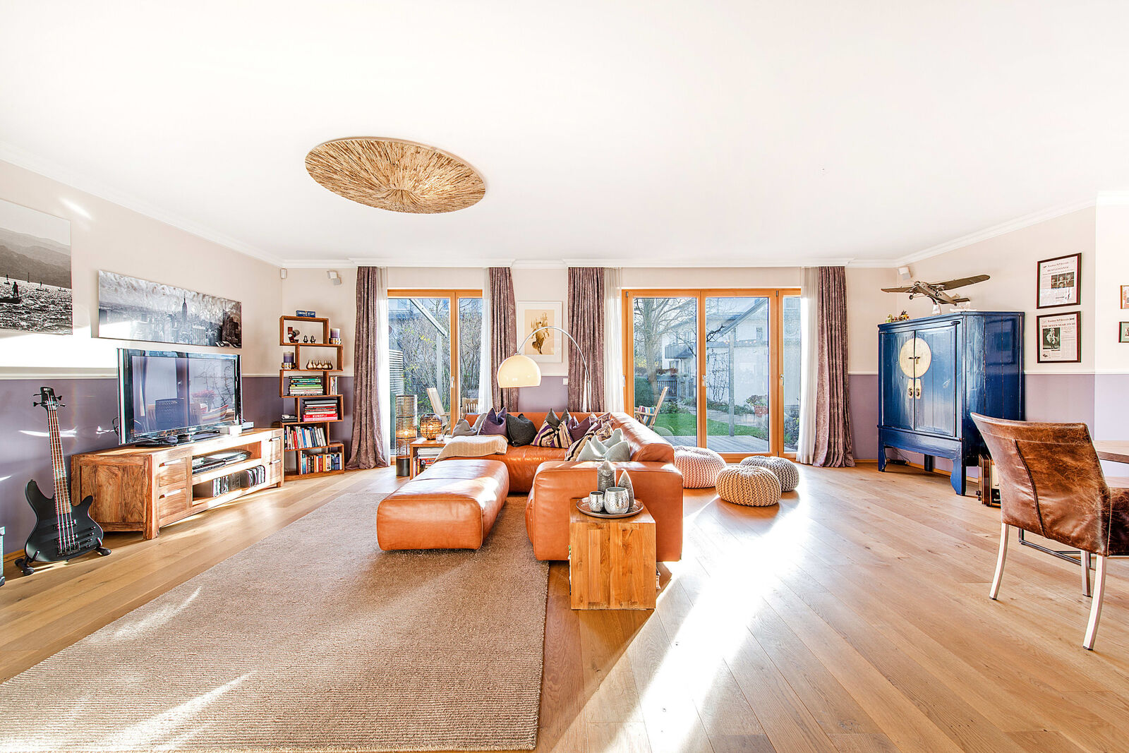 Wohn- Essbereich mit Zugang zur Südterrasse