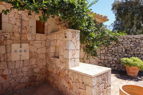 Detail - Außendusche