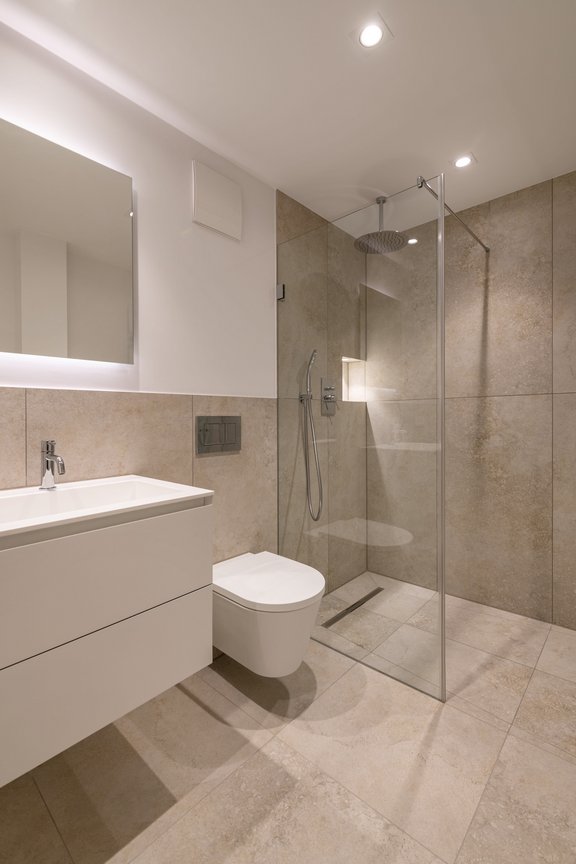 Duschbad im Untergeschoss