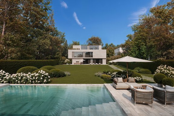 Visualisierung Gartenansicht