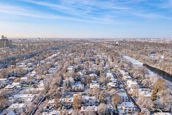 Long-distance view Bogenhausen/Herzogpark