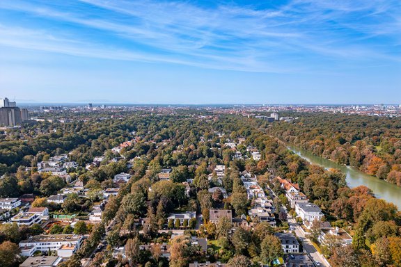 Fernblick Bogenhausen/Herzogpark
