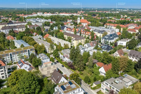 In Laufnähe zum Schloss