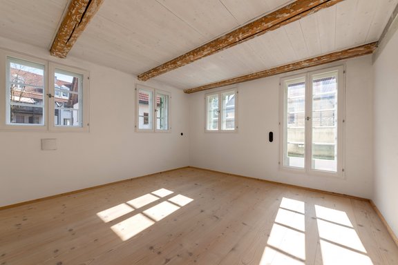 Insgesamt vier (Schlaf-)Zimmer