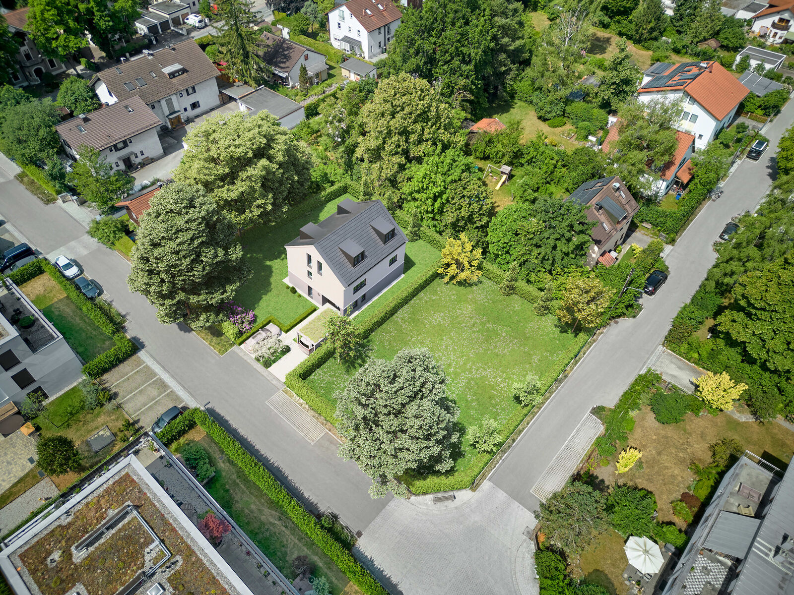 Möglicher Neubau (visualisiert)