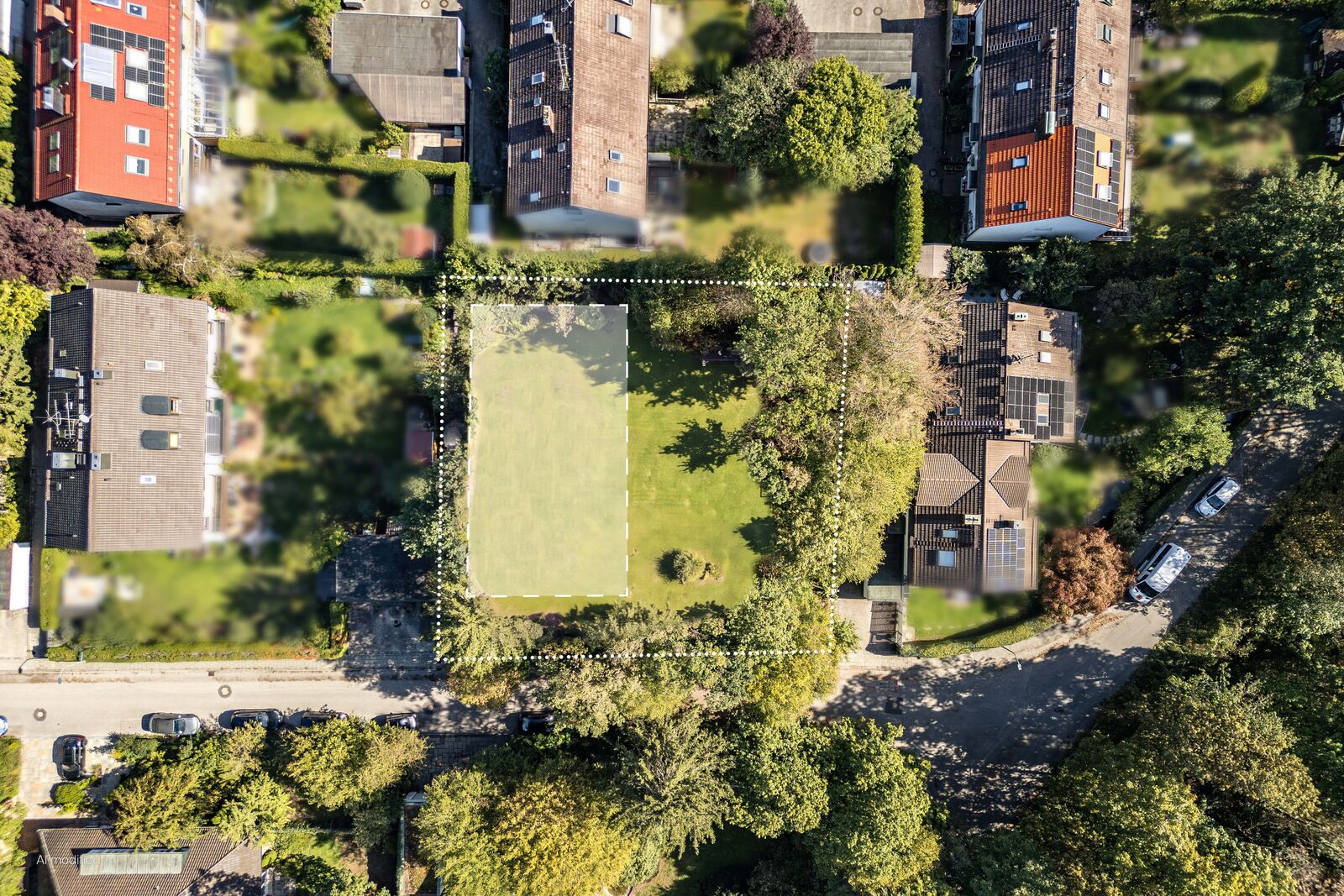 1.241 m² großes Grundstück (visualisiert)